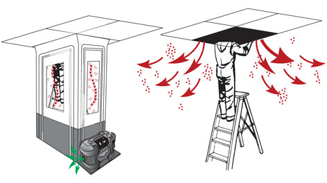 Kontrol Kube for Dust Control and maintenance containment